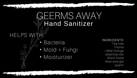 GERMS AWAY Hand Sanitizer