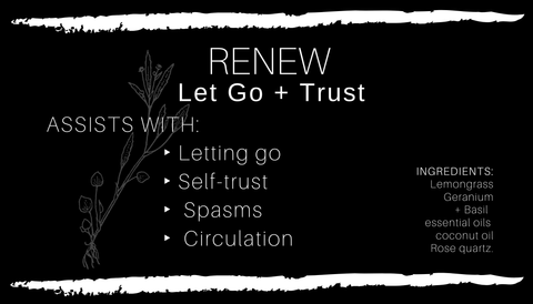 RENEW - Let Go and Trust Body Oil